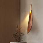 Japanese Traditional Cocoa Leaf Chandelier: A Timeless Elegance