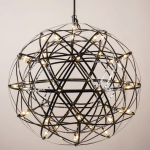 Enhance Your Space with a Geometric Spherical Chandelier
