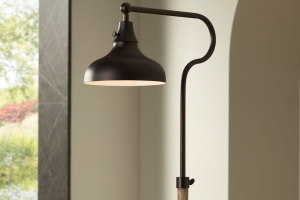 Versatile Pharmacy Floor Lamp with Adjustable Height
