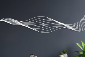 Abstract Geometric Metal Art Wall Lighting: A Modern Twist